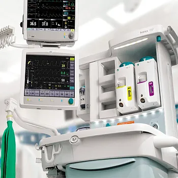 GE Avance CS2 наркозно-дыхательный аппарат