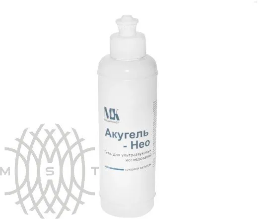 Гель для УЗИ «Акугель-Нео» средней вязкости, флакон 0.250 г